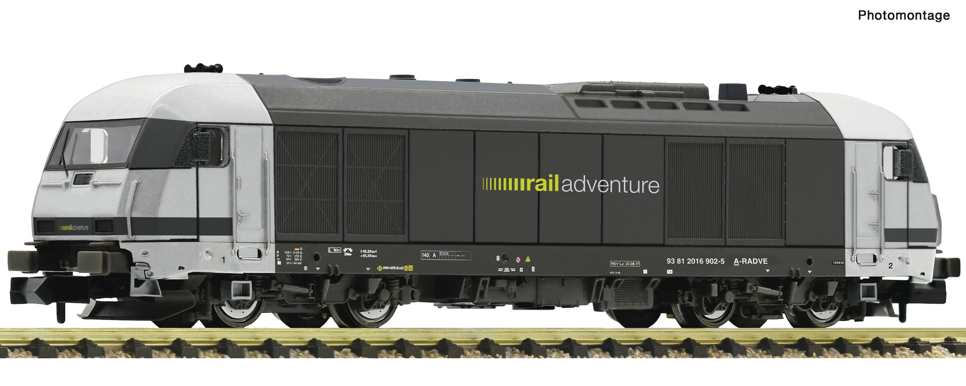 FLEISCHMANN 7370017 Spur N  Diesell.ER20 Railadv.Snd. 299,9