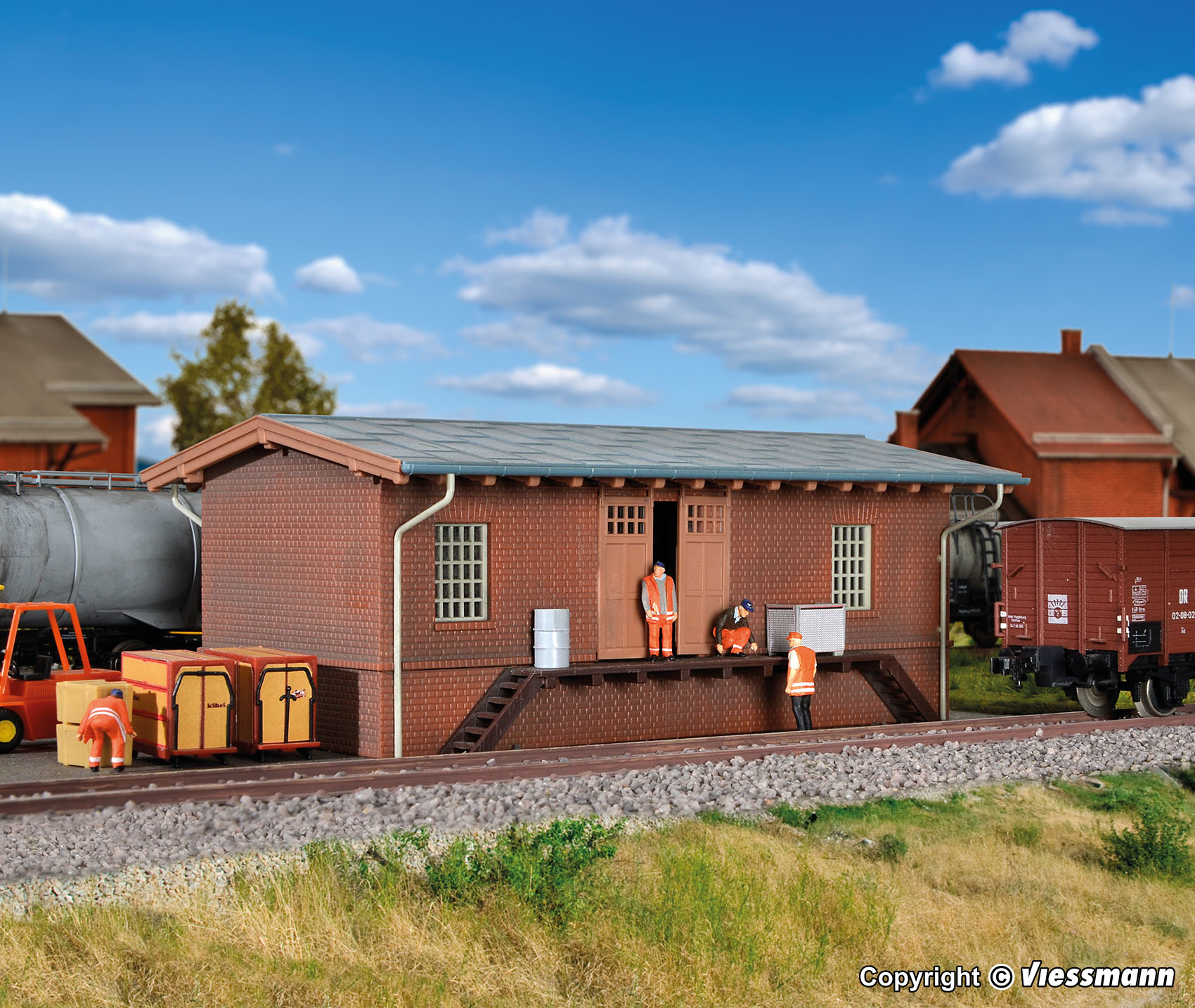 Kibri 39306 Spur H0 Gueterschuppen Oberzeisel      26,5
