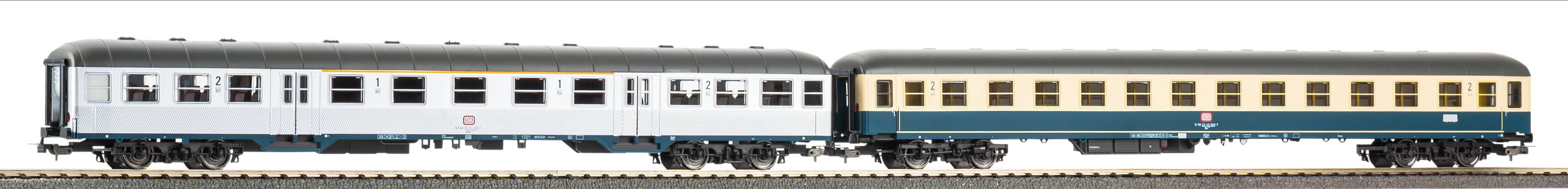 PIKO 28325 2er Set Nahverkehrswagen 1./2. Klasse und 2. Klas