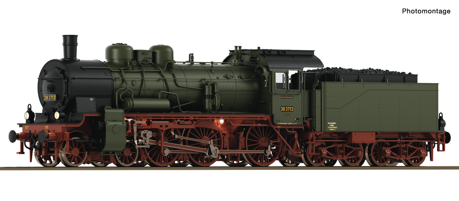 ROCO R71396 Spur H0 Dampflokomotive 38 3713 DCC       549,9