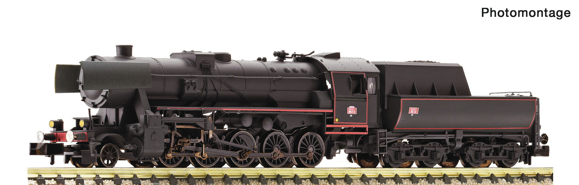 FLEISCHMANN 7160037 Spur N  Dampflok 150Y SNCF DC