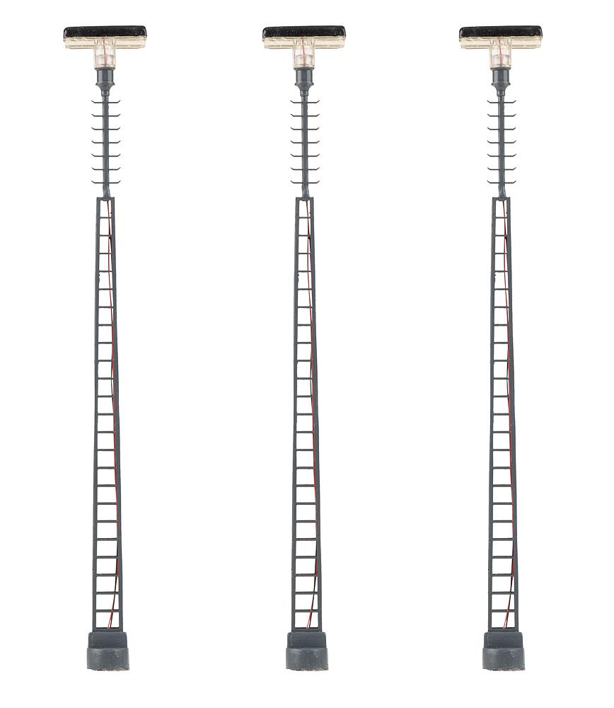 Faller 180110 Spur H0 LED-Gittermast-Aufsatzleuchte, kaltwei