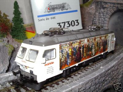 Märklin 37303 E-LOK Re4/4 IV SOB "happy birthday"