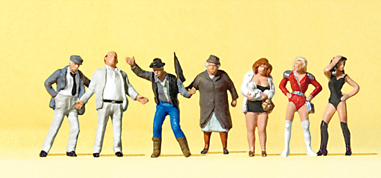 Spur H0 Gefahrvoller Heimweg                     Preiser H0