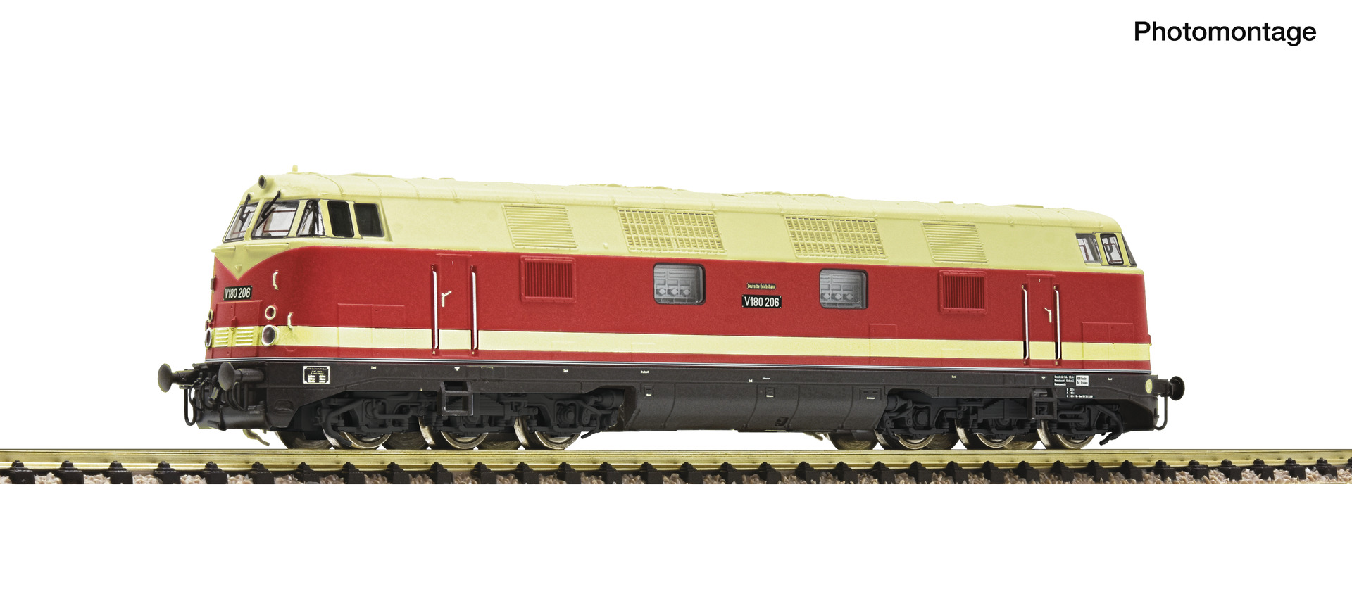 FLEISCHMANN 7370038 Spur N  Diesellok V180.2 DR DCC-Sound