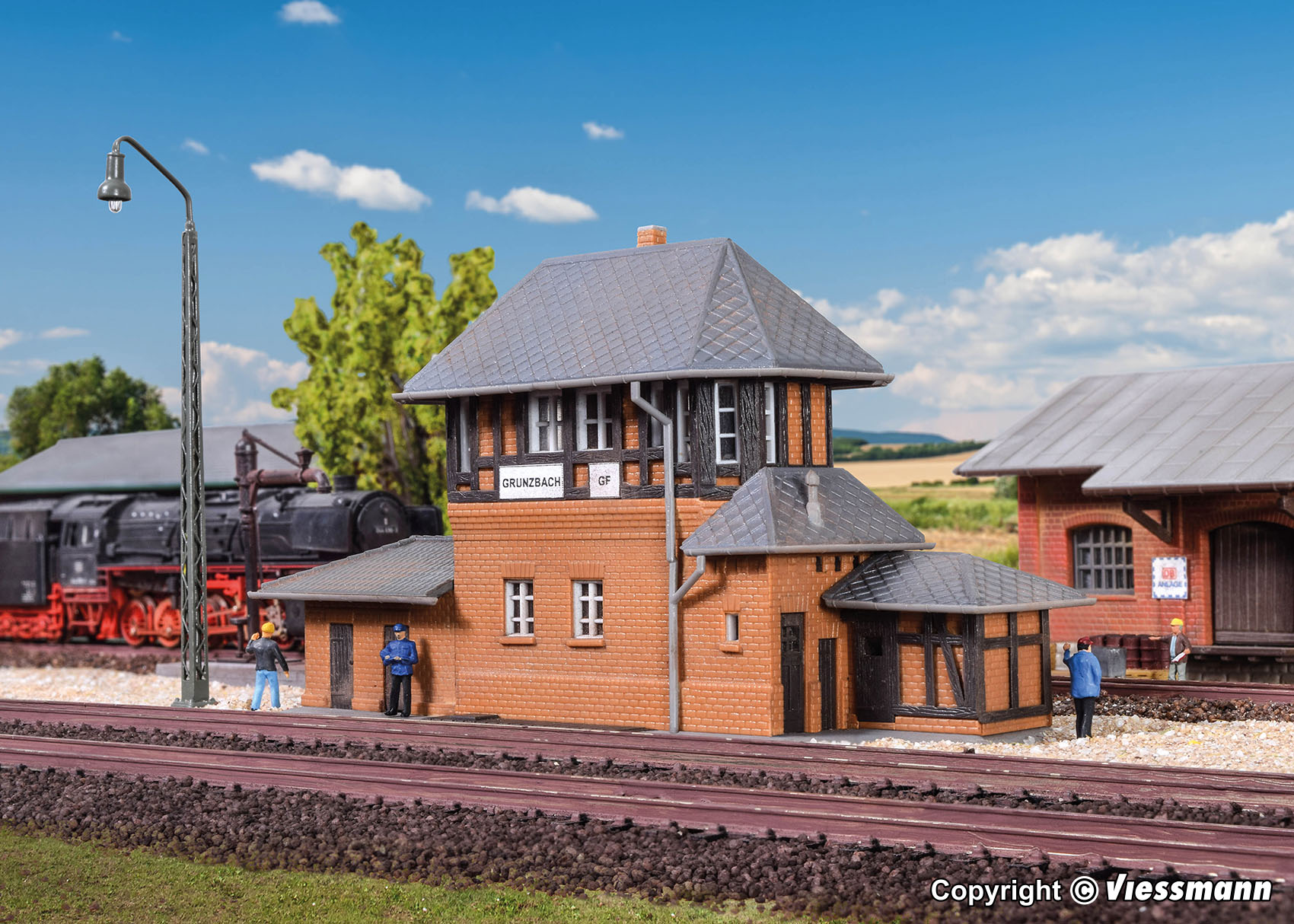 Kibri 37402 Spur N Stellwerk Grunzbach             27,5