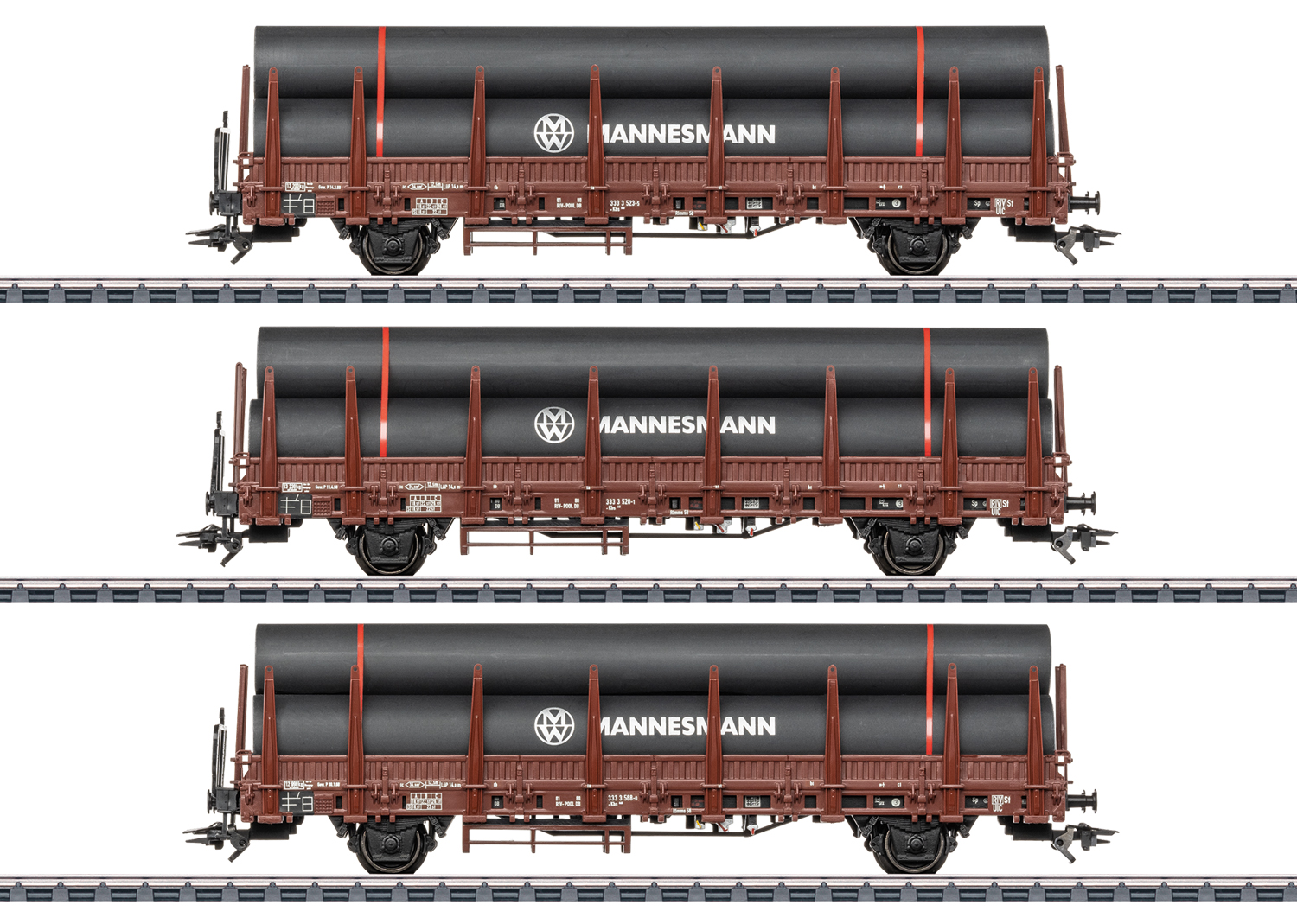 Märklin 46563 Spur H0 Rungenwagen-Set 1 DB            149