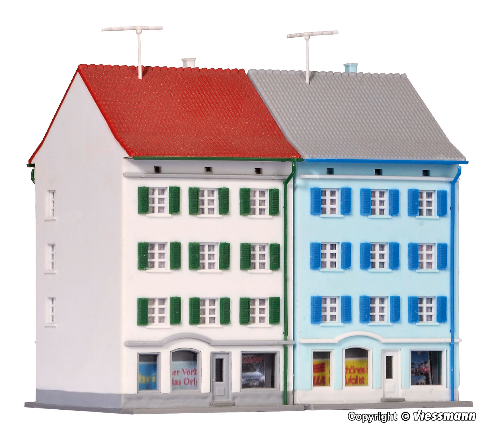 Kibri 36841 Spur Z Stadthaus mit Laden 2 Stk       33,95