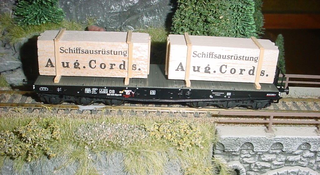 Bauer H0 2 Transportkisten 63x23x24mm A.Cordes Märklin 26614