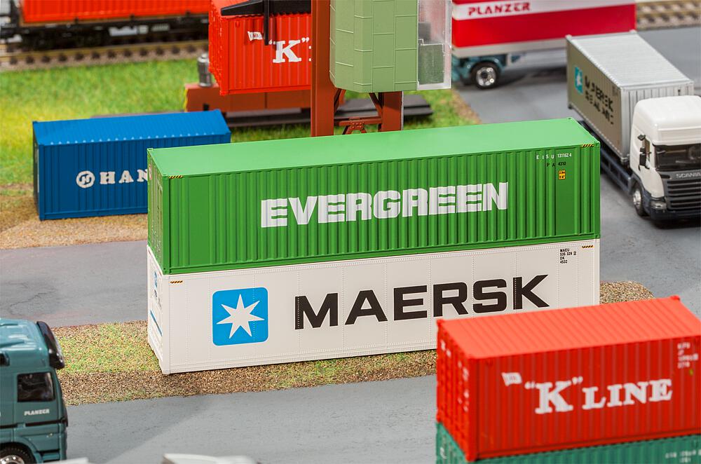 Faller 180846 Spur H0 40' Hi-Cube Container EVERGREEN