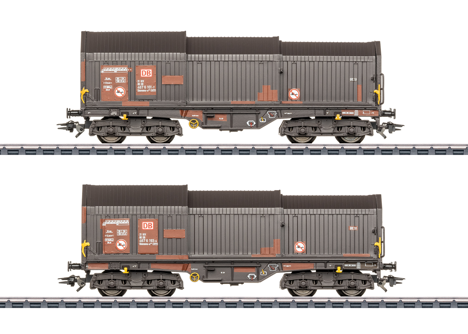 Märklin 46876 Spur H0 Teleskophaubenwagen-Set He26 ## 109.00