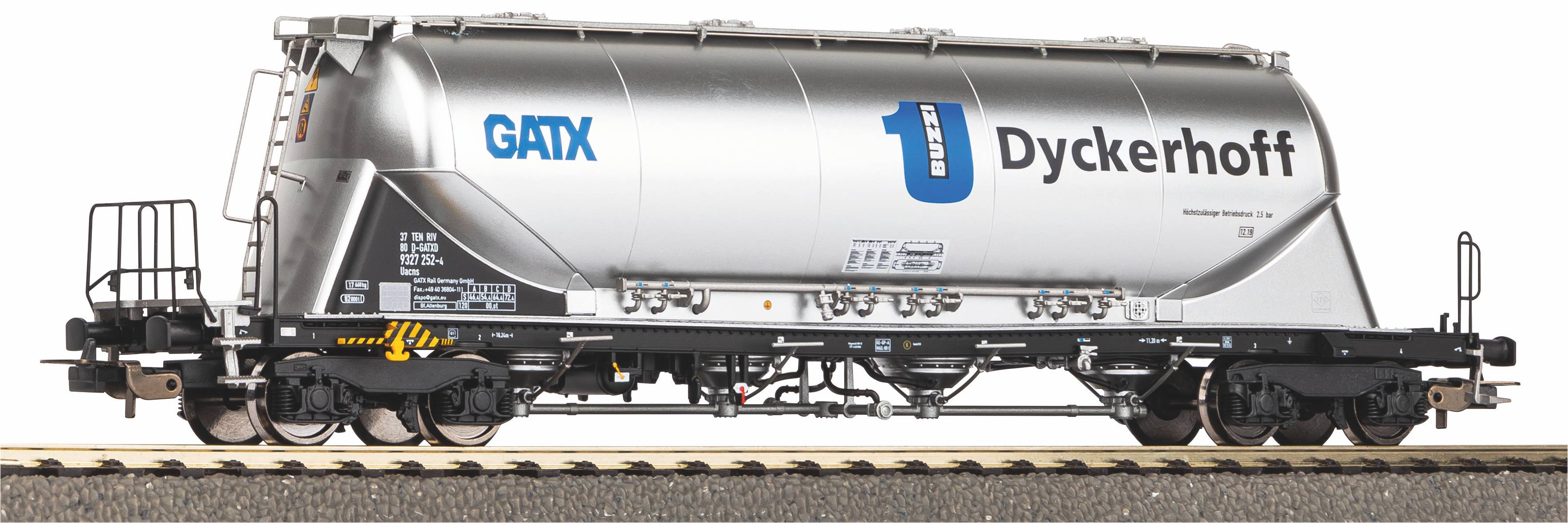 PIKO 58438 H0 Silowagen Uacns Dyckerhoff VI