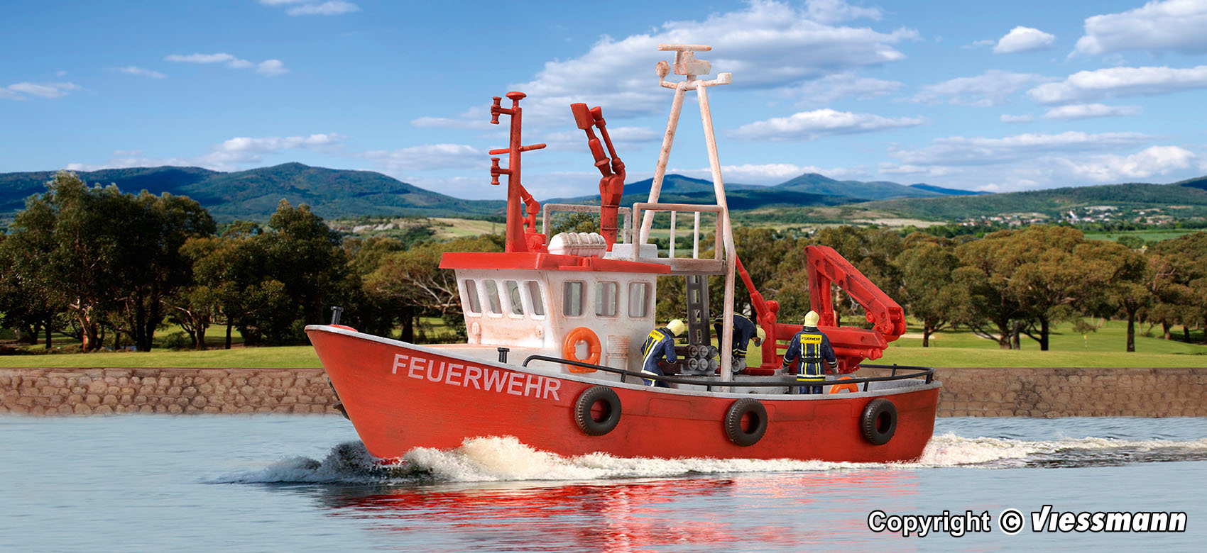 Kibri 39154 Spur H0 Feuerlöschboot                 28,95