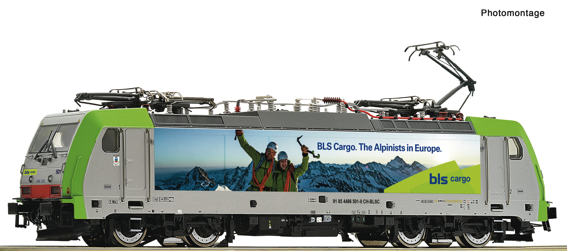 ROCO 7520101 Spur H0 E-Lok Re 486 BLS Cargo AC-Sound A359,9