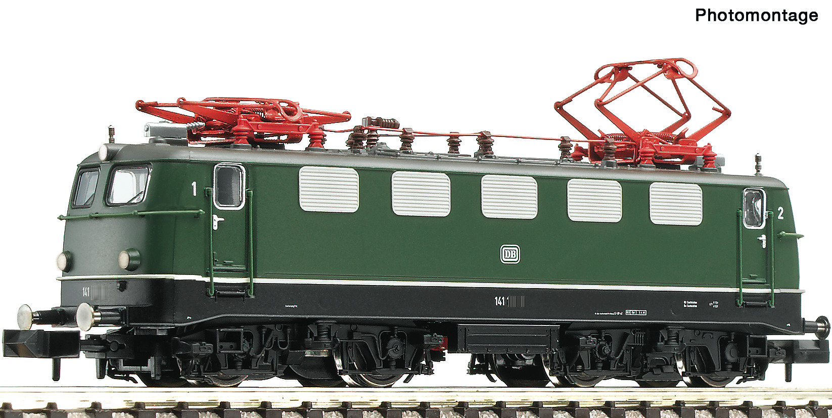 Fleischmann 734104  Spur N E-Lok BR 141, grün  Ep 4  ### NH2