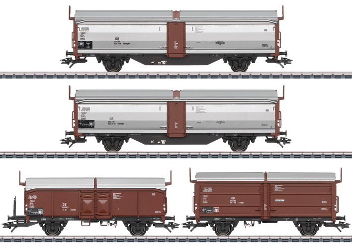 Märklin 47301 Spur H0  Schiebedach-/Schiebewandwagen-S189