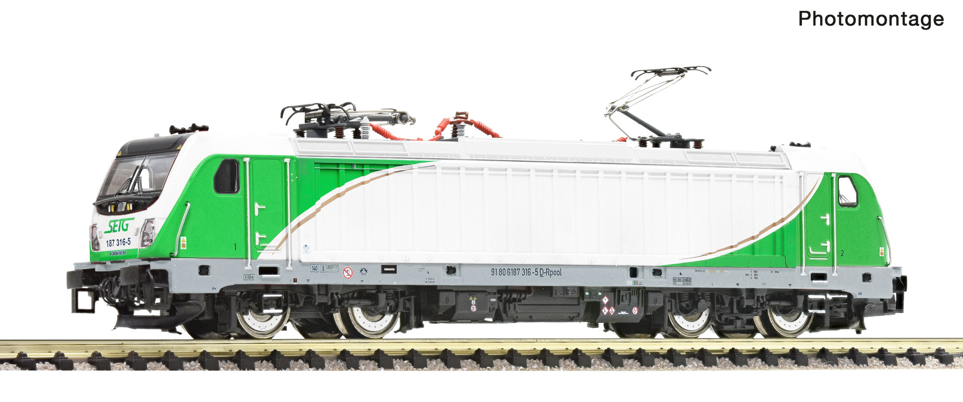 FLEISCHMANN 7570089 Spur N  E-Lok BR 187 SETG DCC-Sound