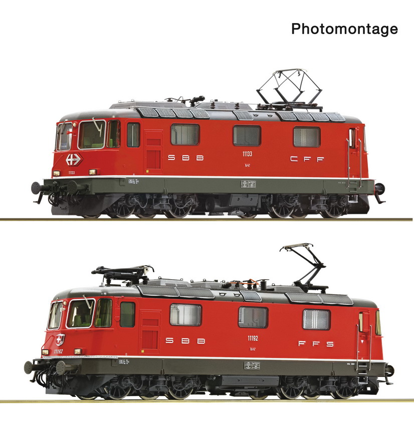 ROCO 7520127 Spur H0 2er Set E-Lok Re 4/4 SBB AC-Sn   899,9