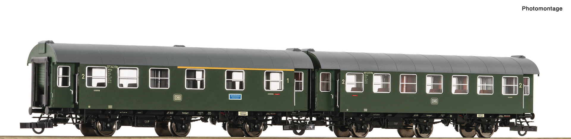 Roco 6200038  2-er Set Umbauwagen DB Set 1          94.90 ##