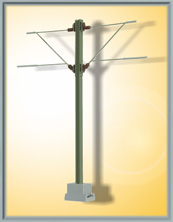 Viessmann 4124 Spur H0 H-Profil Mittelmast         19,5
