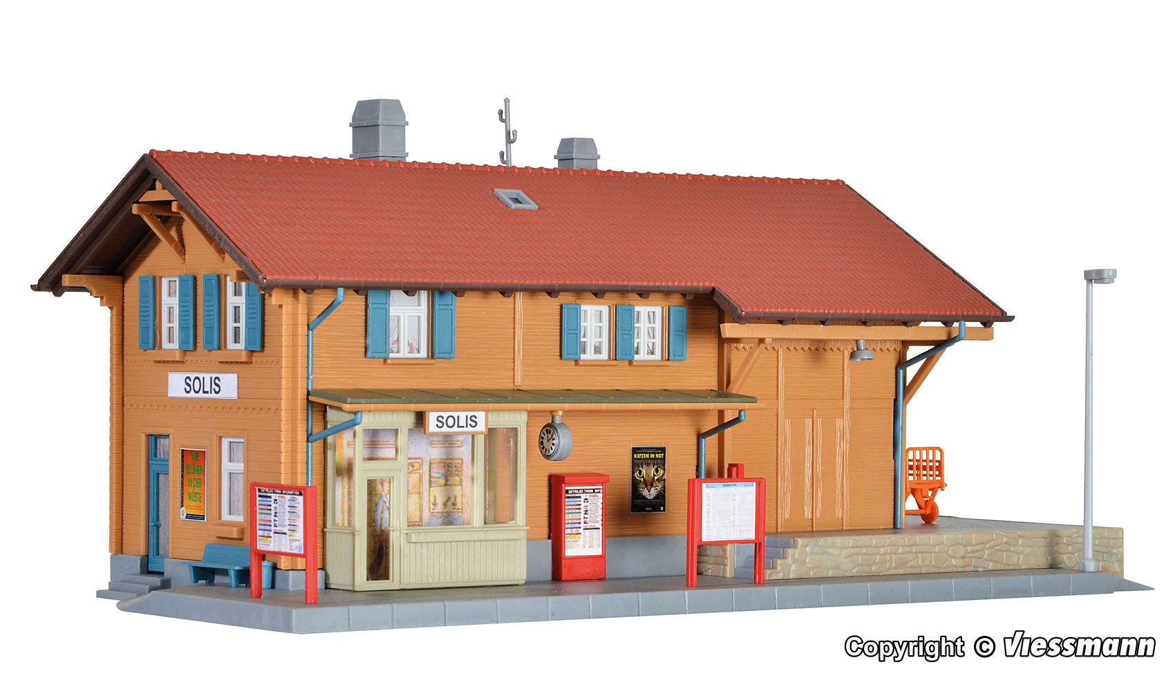 Kibri 39372 Spur H0 Bahnhof Solis                  47,5