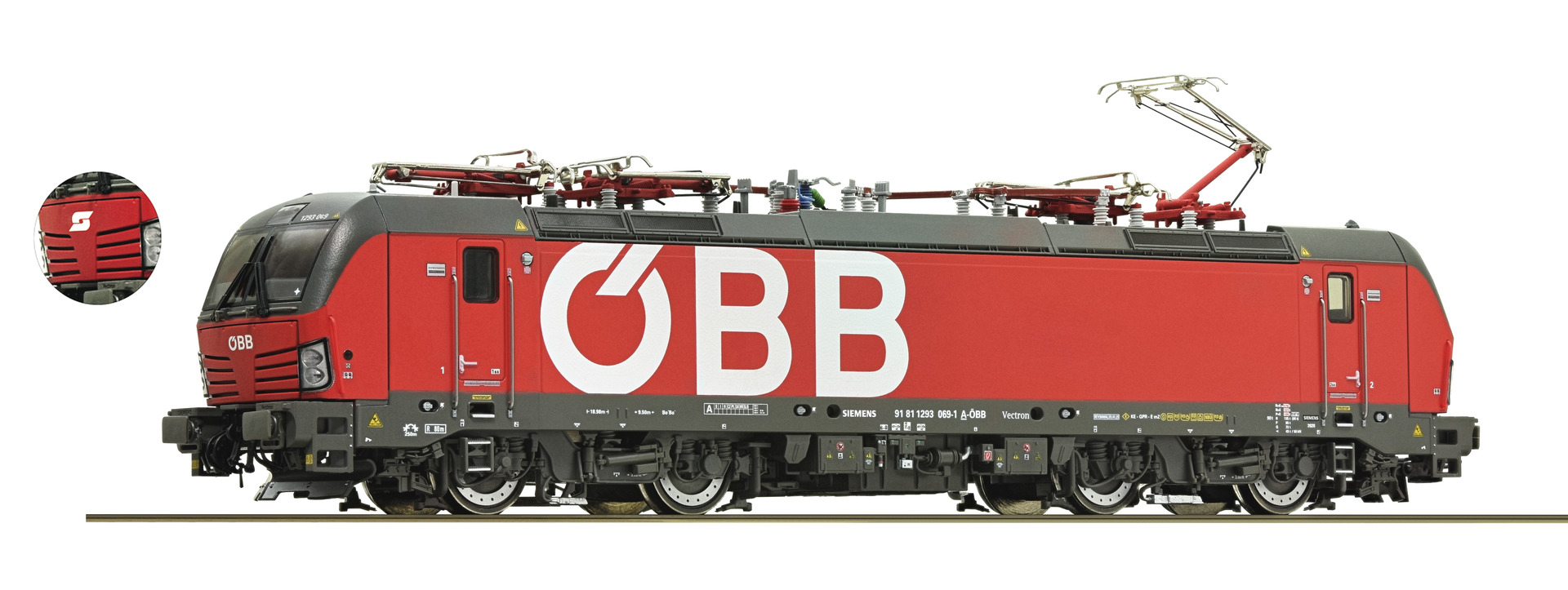 Roco 75101 Spur H0 E-Lok 1293 069 der ÖBB Snd.