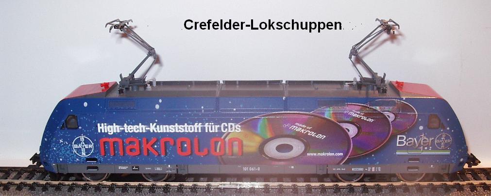 Roco 69724 Spur H0~BR101 061-0 Makrolon Bayer(lager Bayern)