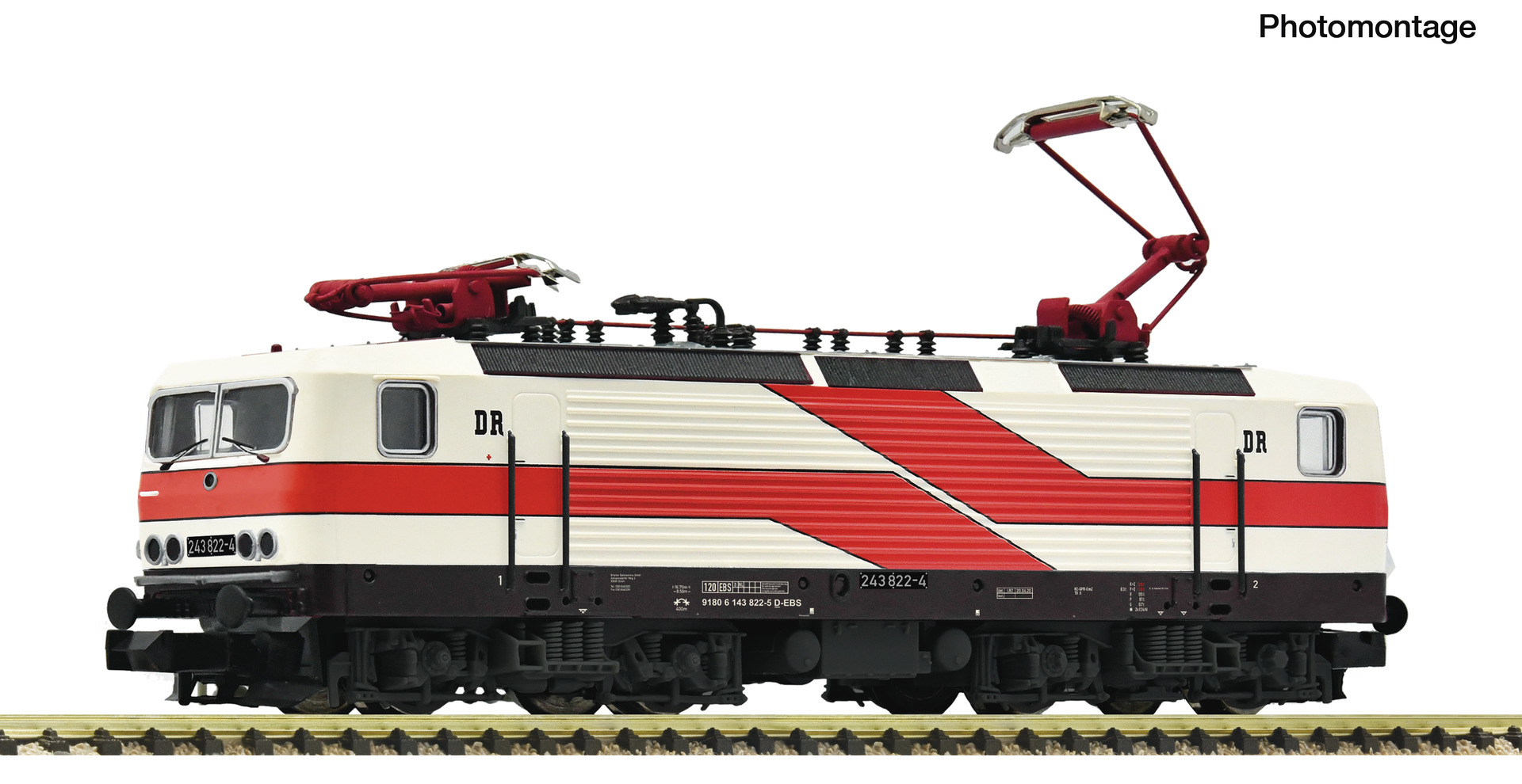 FLEISCHMANN 7570075 Spur N  E-Lok BR 243 EBS DCC-Sound