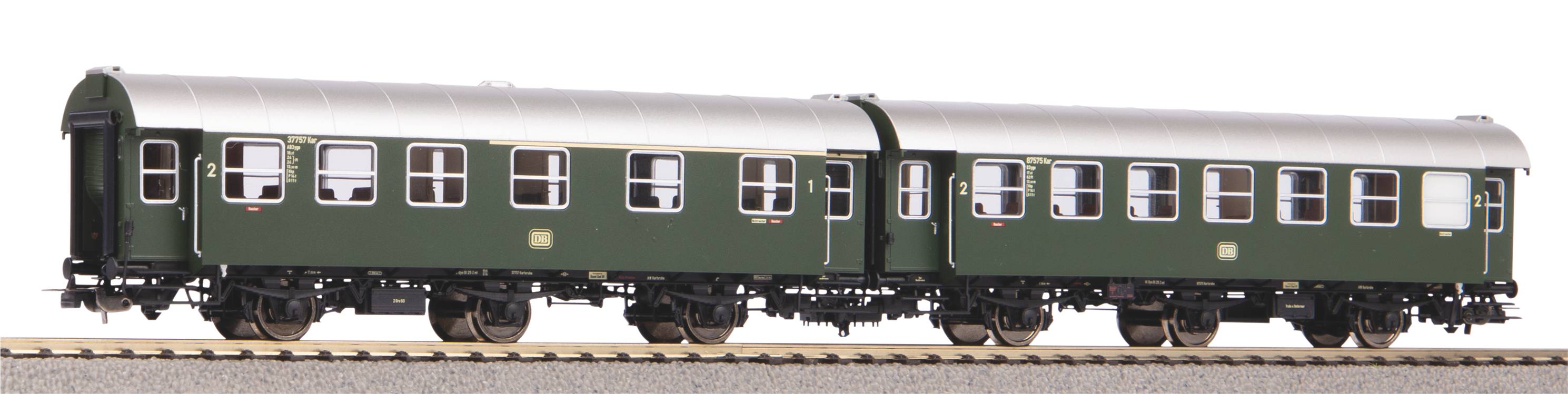 PIKO 58240 H0 2er Set Umbauwagen AB3yg + B3