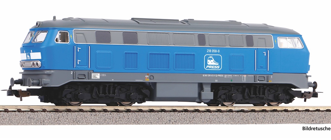 Piko 98551B Spur H0 Diesellok BR 218 Press Ep 6 + DSS PluX22