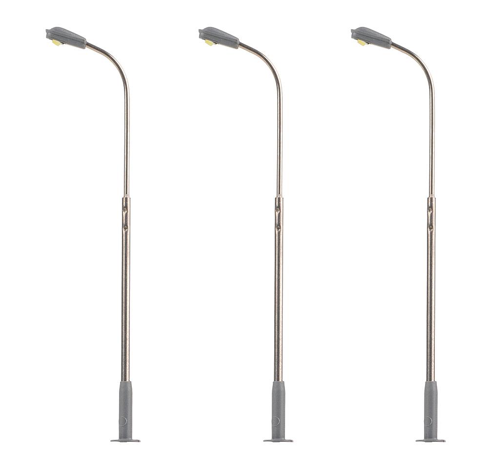 Faller 272120 Spur N LED-Straßenbeleuchtungen, Peitschenleuc