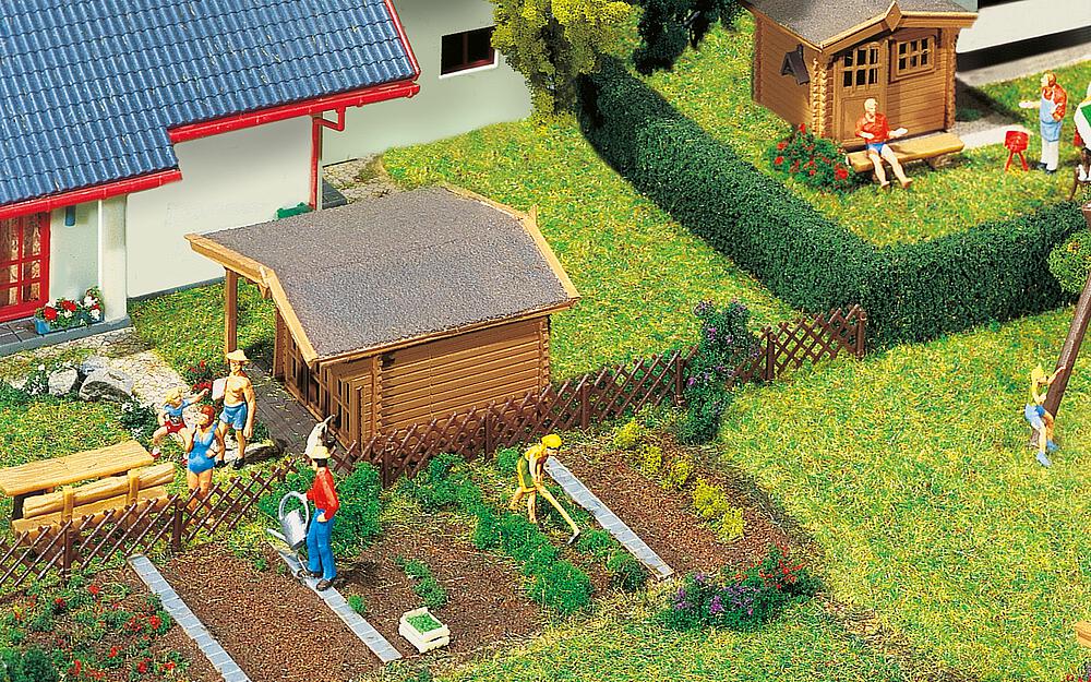 Faller 180402 Spur H0 Zaun-Sortiment, 2 Farben, 1080mm