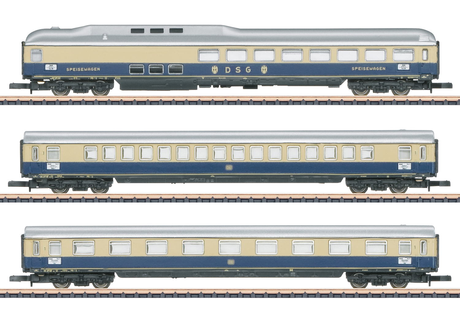 Märklin 87284 Spur Z  Wagenset 1 Rheingold            149