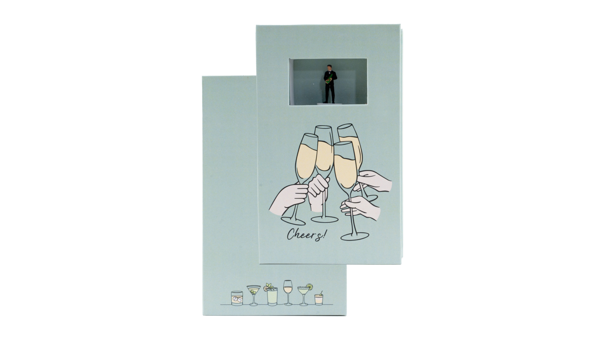NOCH 99508  Geschenkbox „Cheers!”  9 cm x 15 cm, 2,514,99