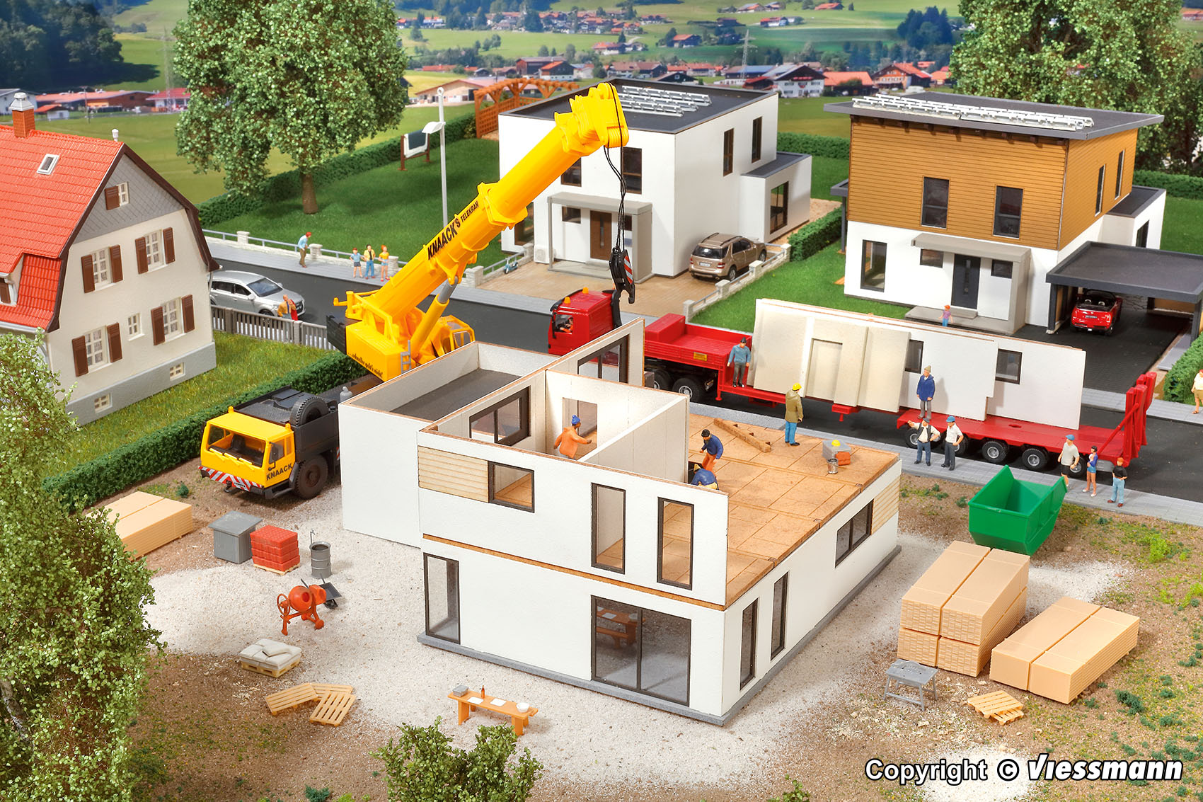 Kibri 38335 Spur H0 Kubushaus Julia im Bau         63,5