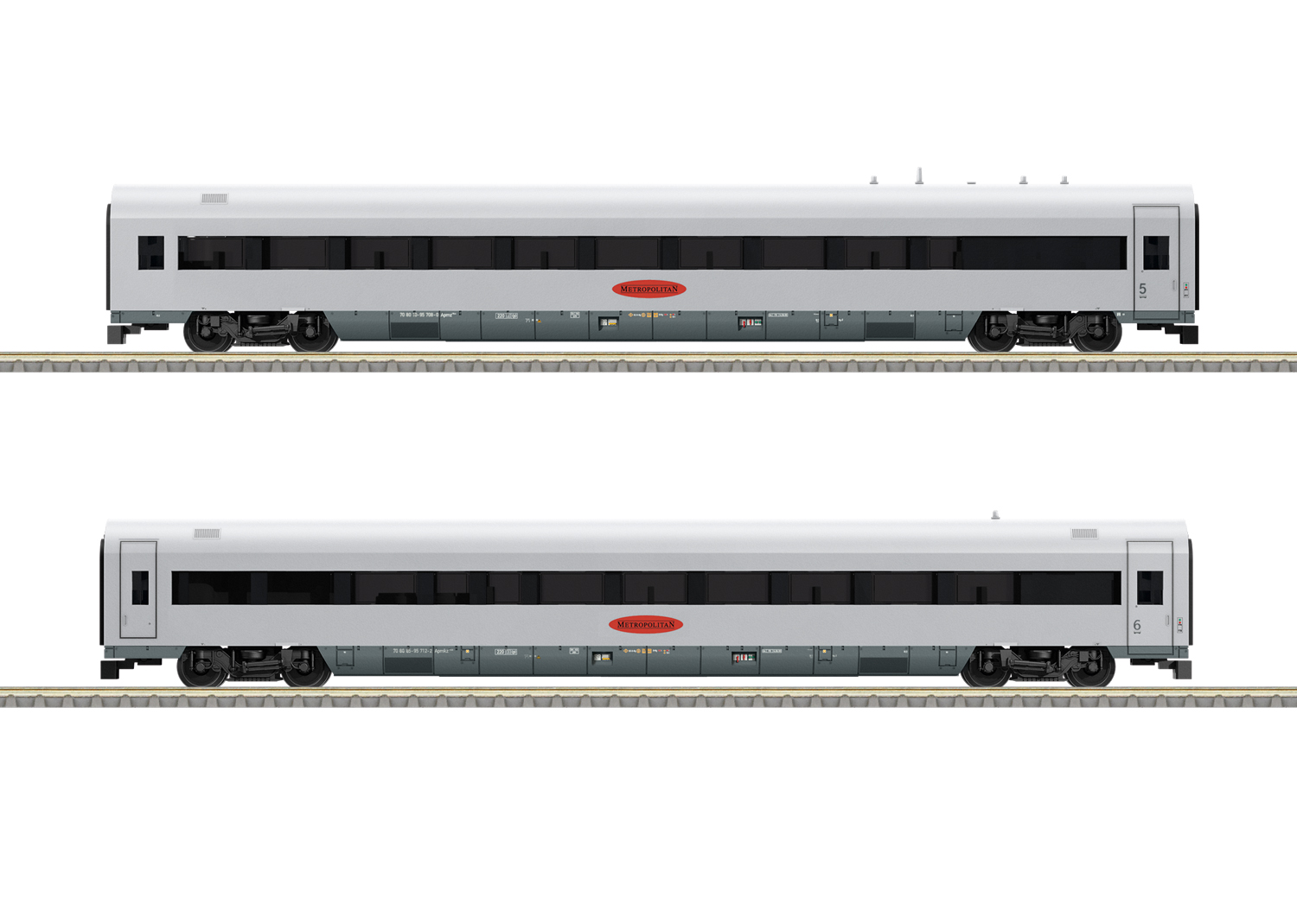 Minitrix 15161 Spur N Wagen-Set METROPOLITAN Teil     149