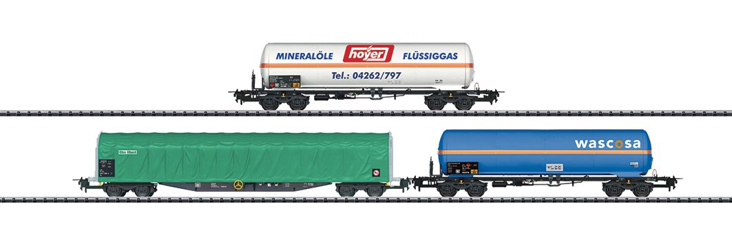 Trix 31142 Spur H0 3 Güterwagen Achstausch Märklin oder DC