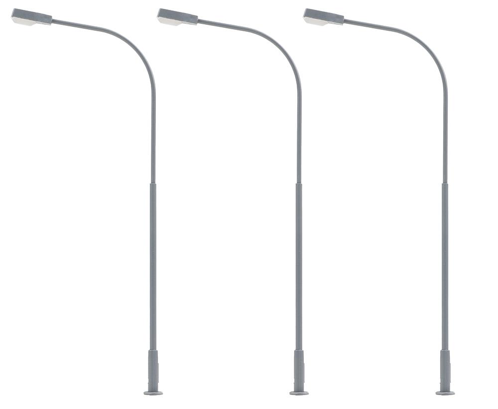 Faller 180119 Spur H0 LED-Kofferleuchte, kaltweiß, 3 Stück