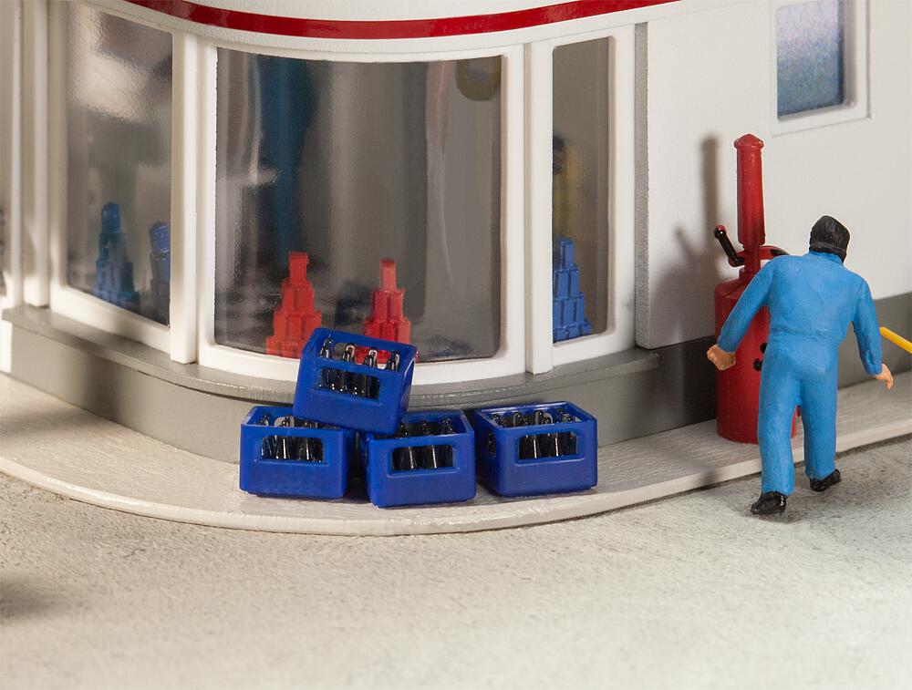 Faller 180968 Spur H0 4 Bierkästen mit Flaschen          6,2