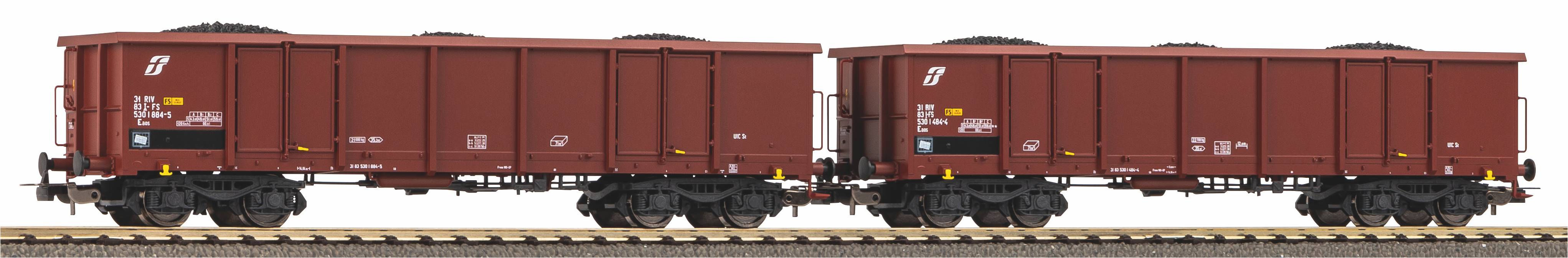 PIKO 58287 H0 2er Set Offene Gueterwagen Ea