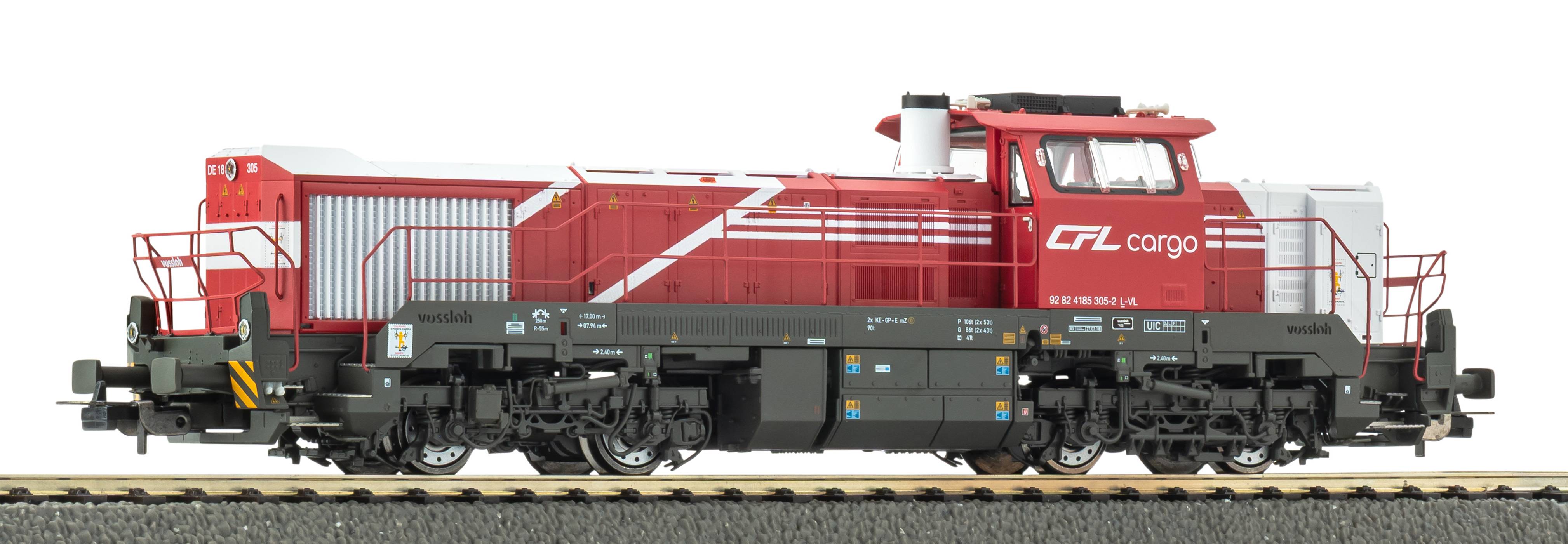 Piko 52369 Spur H0~ Diesellok/Sound DE18 CFL + PluX22