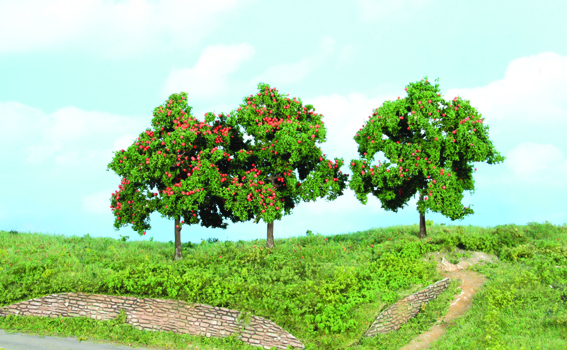 Heki 1929  3 Apfelbäume 13 cm                       19