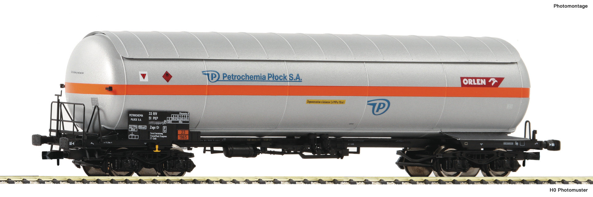 Fleischmann 849104 Spur N Druckgaskesselwagen Petrochemia