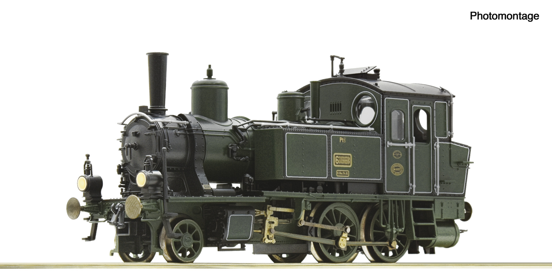 ROCO R7100037 Spur H0 Dampflokomotive Gattung Pt 2/3 D249,9