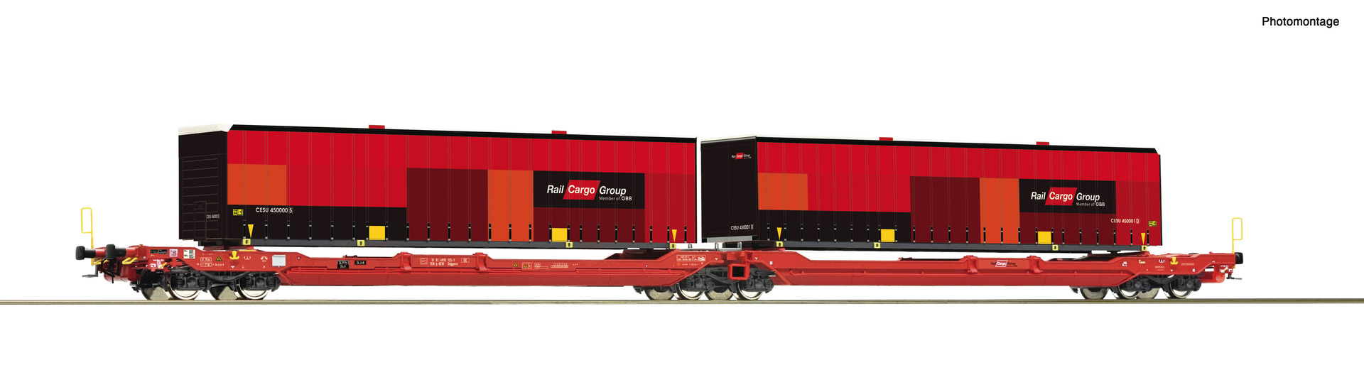 ROCO R6600033 Spur H0 Doppeltaschen-Gelenkwagen T3000e119,9