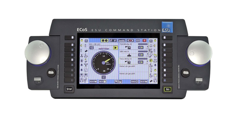 ESU 50220 ECoS 2.5 Zentrale, 6A, 7" TFT Display, Capacitive