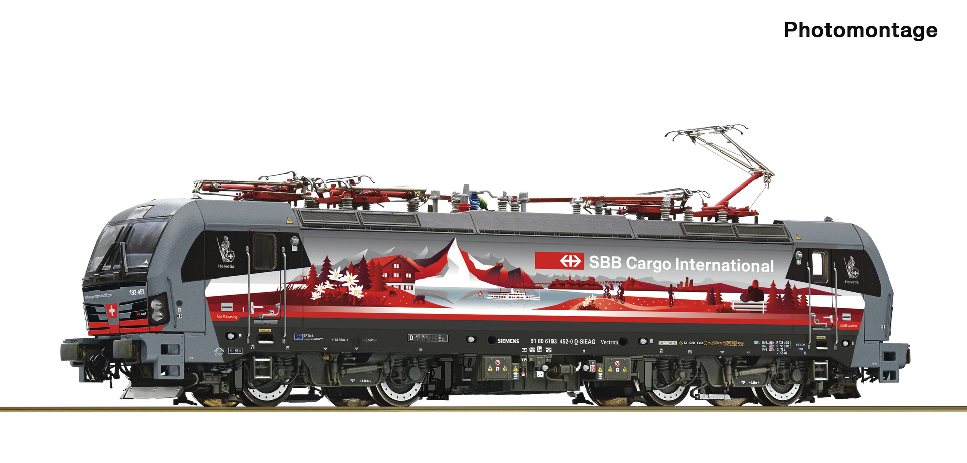 ROCO 7500073 Spur H0 E-Lok 193 SBB Cargo CH-Piercer DC299,9