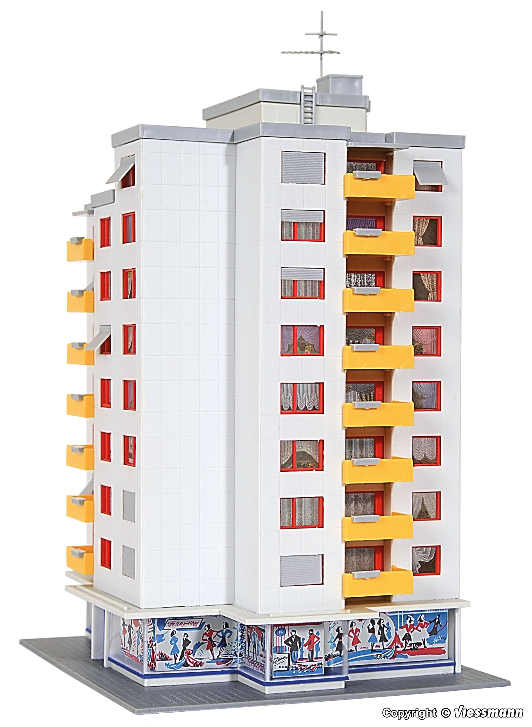 Kibri 37120 Spur N Hochhaus mit Ladengeschaeft     43,95