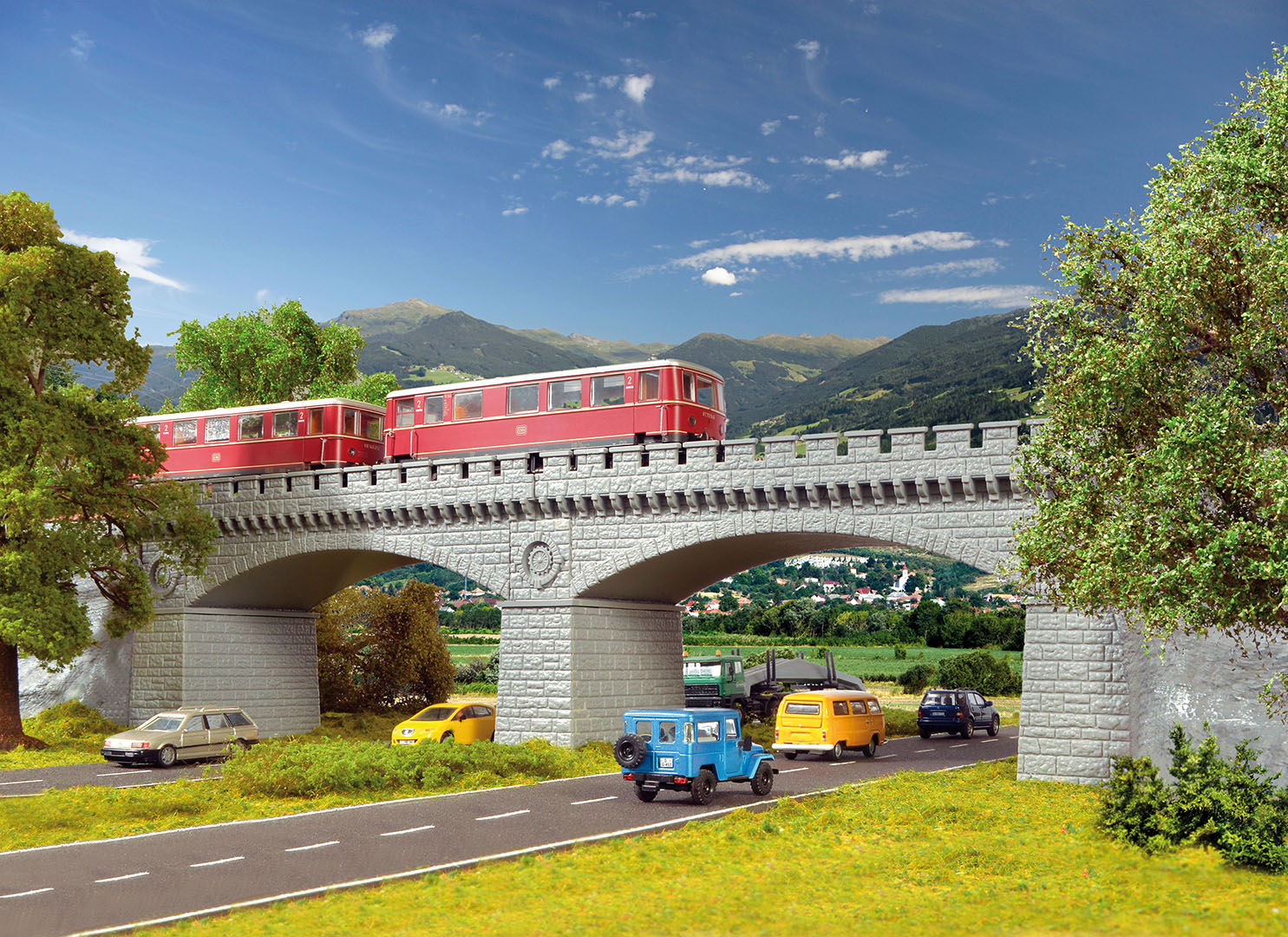 Vollmer 42551 Spur H0 Steinbogenbrücke             47,95