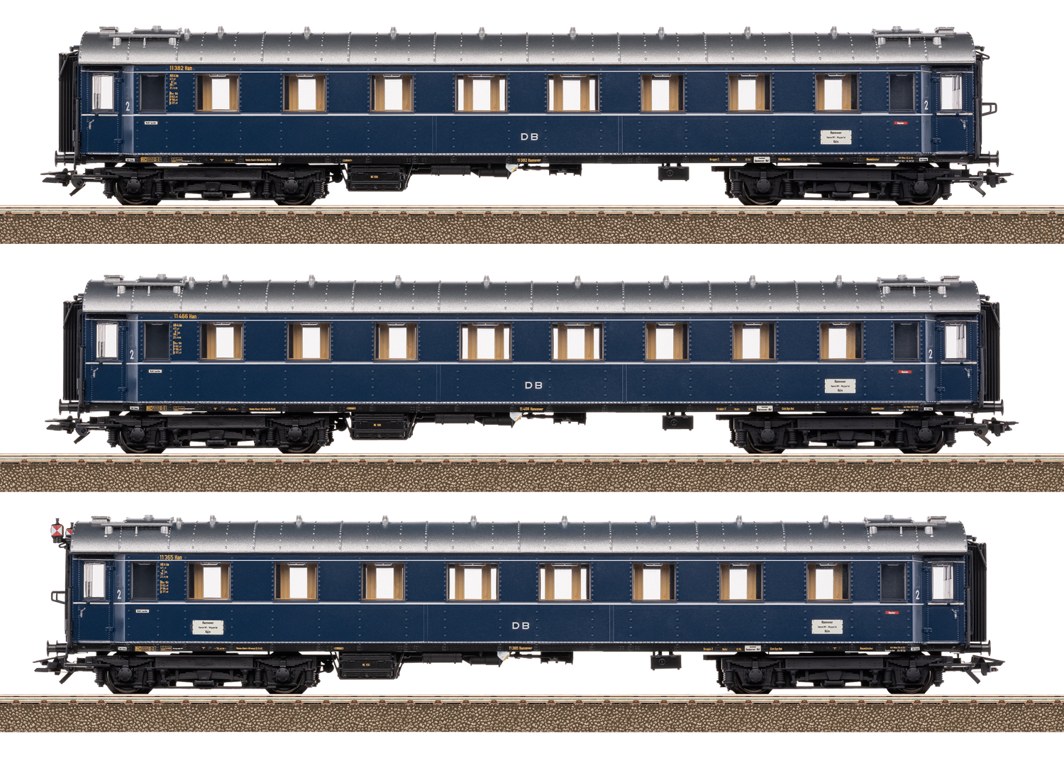 Trix 23628 Spur H0 F-Zug-Wagenset „Dom Pfeil“         329